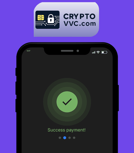 Payment success notification displayed on a smartphone
